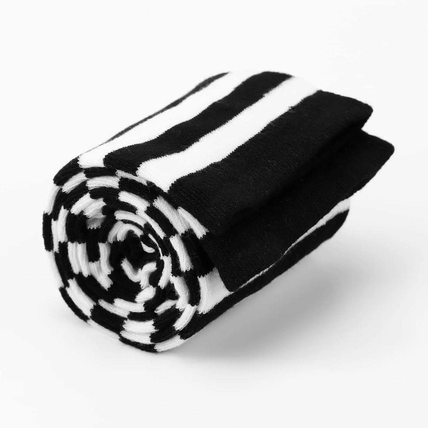 Striped Thigh BlushRoom High Socks