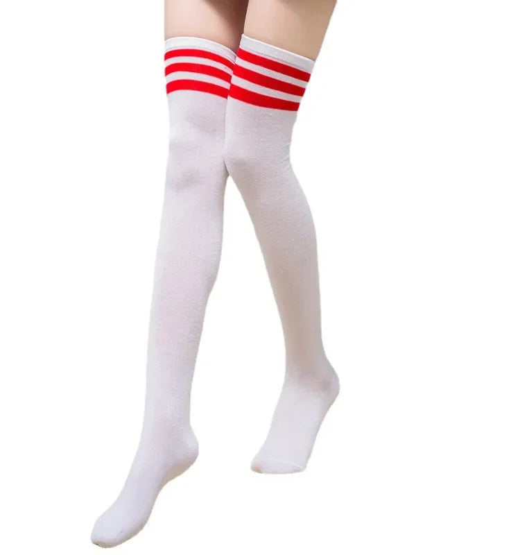 Striped Women BlushRoom Long Socks