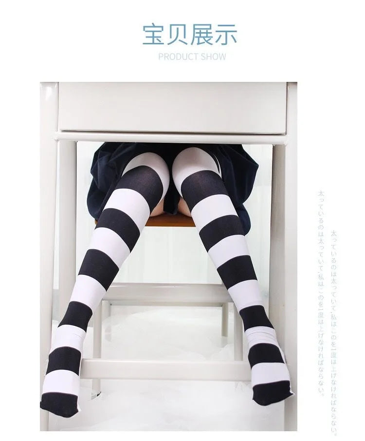 Japanese Sweet Cat BlushRoom Claw Stockings Striped